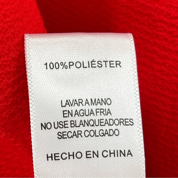 Anthropologie Sunday in Brooklyn Red Asymmetric Ruffled Sleeveless Top Size Med. - Picture 7 of 8